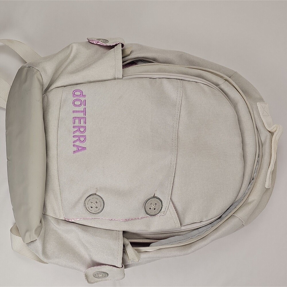 doTERRA Convention Backpack White Lavender Purple Padded